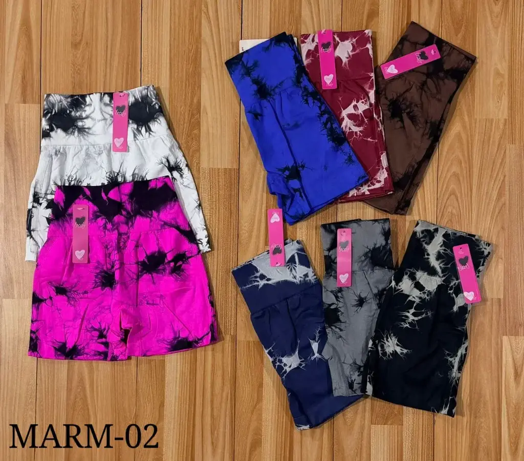 DOCENA - SHORT MARMOLEADO SIN PUSH UP