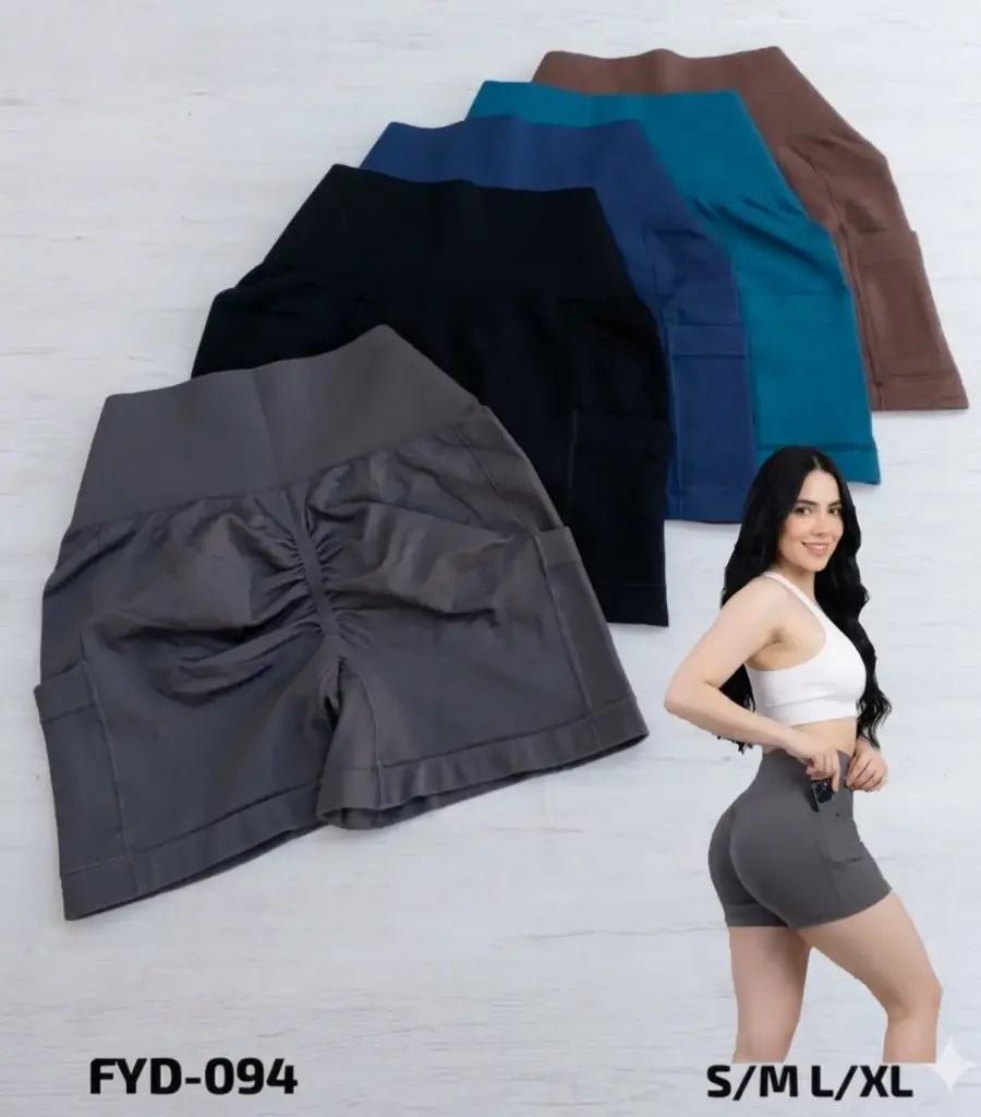 MEDIA DOCENA SHORT DEPORTIVO CON BOLSILLO