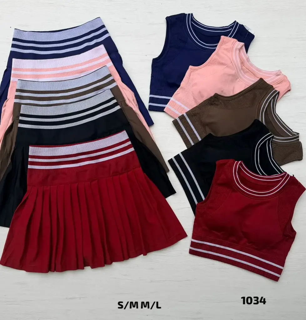 MEDIA DOCENA - SET FALDA SHORTS PREMIUM