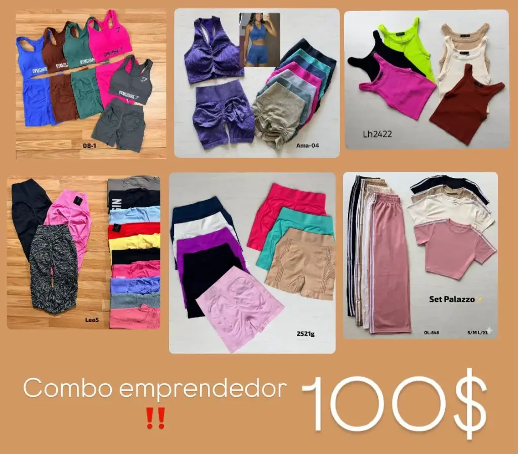 COMBO EMPRENDEDOR 100$ - 36 PIEZAS