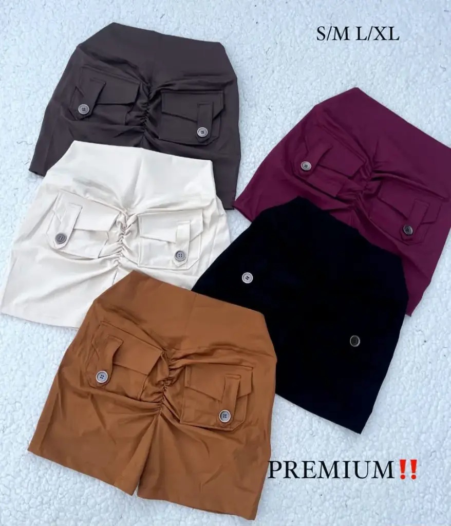 MEDIA DOCENA - SHORTS PREMIUM CON BOLSILLO 