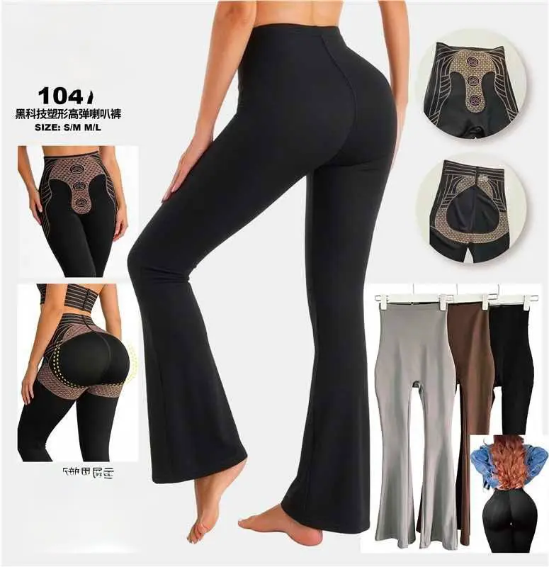 MEDIA DOCENA - LEGGUINS PREMIUM DE ALTA COMPRESION BOTA CAMPANA
