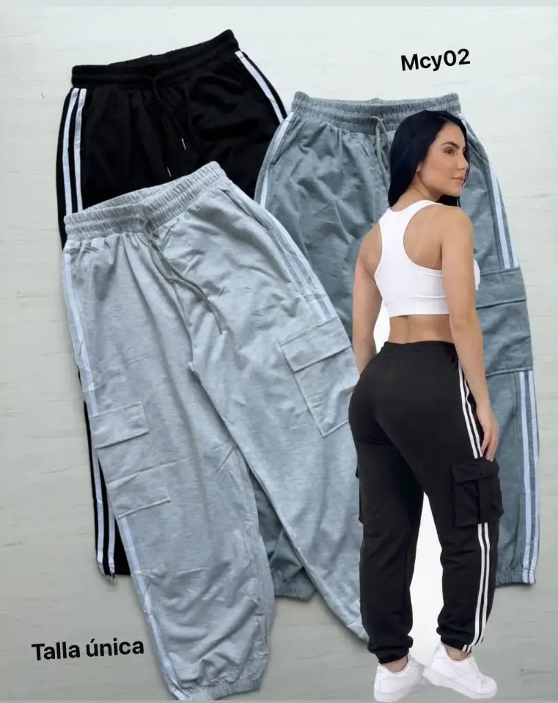 MEDIA DOCENA- JOGGERS DE ALGODON UNISEX