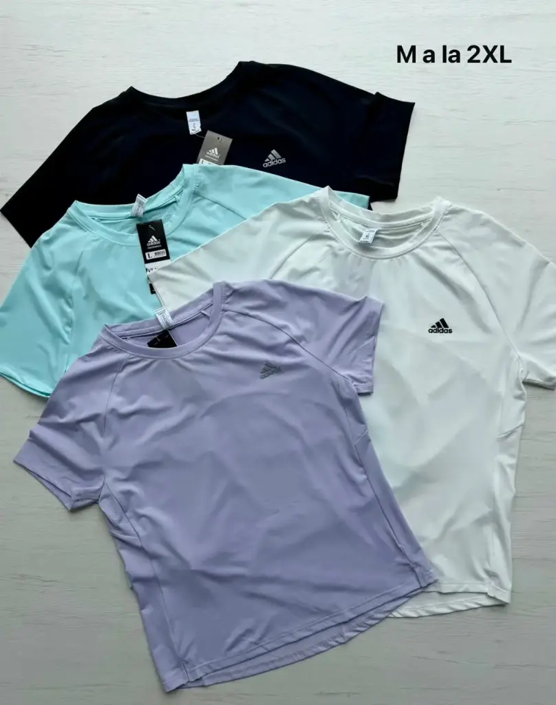MEDIA DOCENA FRANELAS ADIDAS ALTA GAMA DE DAMA