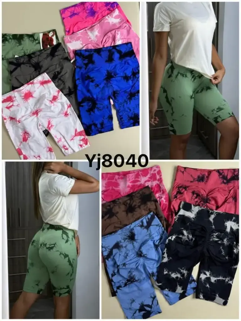 MEDIA DOCENA SHORT MARMOLEADO YJ-8040