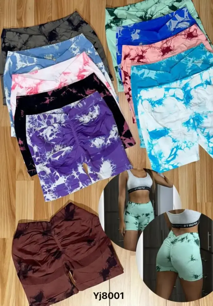 MEDIA DOCENA SHORT MARMOLEADO CORTE V 