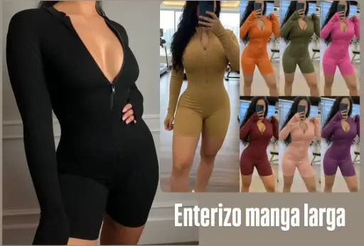 [enterizoml] DOCENA ENTERIZO MANGA LARGA