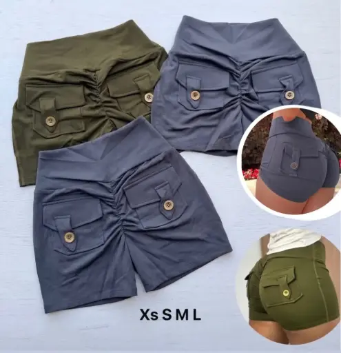 [7721] MEDIA DOCENA - SHORTS CON BOLSILLO
