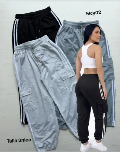 [6255] MEDIA DOCENA- JOGGERS DE ALGODON UNISEX