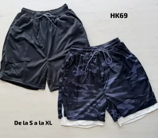MEDIA DOCENA - SHORTS DE CABALLERO