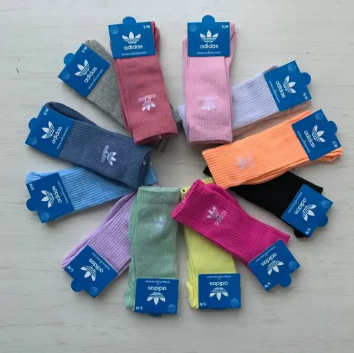 [MEDIASADIDAS.] DOCENA - MEDIAS ADIDAS DE COLORES
