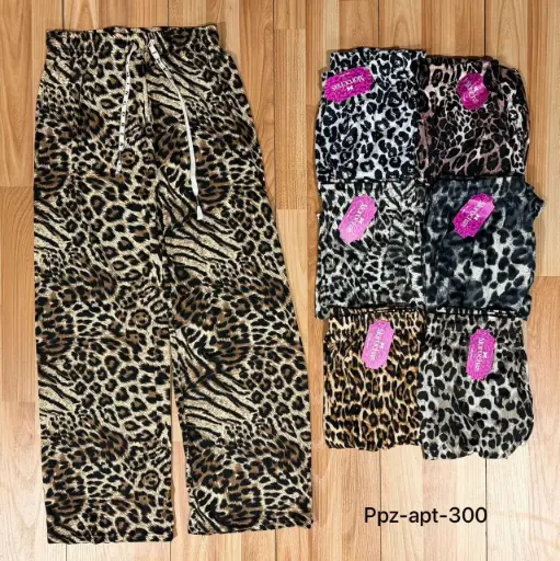 [PPZ-APT-300] MEDIA DOCENA PALAZZO ANIMAL PRINT