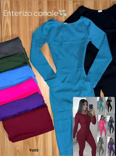 [VX02] ENTERIZO LARGO UNICOLOR MEDIA DOCENA