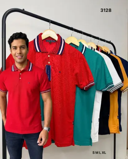 [C3128] MEDIA DOCENA CHEMIS TOMMY CABALLERO 